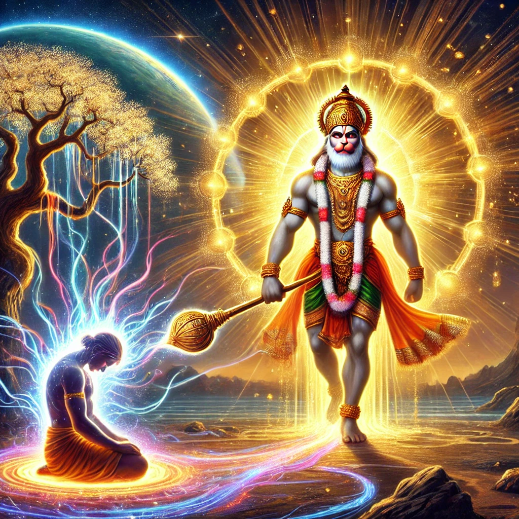 Hanuman transformiert Karma