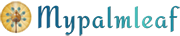 Authentieke Indiase Palmblad Lezingen Logo