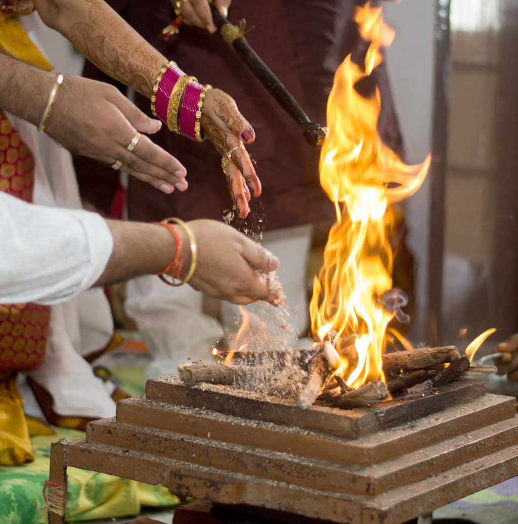 past life karma is remedied through homa fire