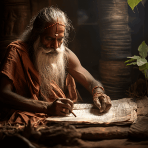Rishi writing