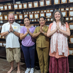 Reading with the Palm Leaf Library in Bali