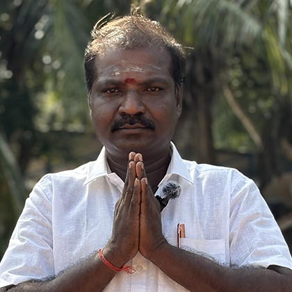 Prabhu, a Mypalmleaf team member