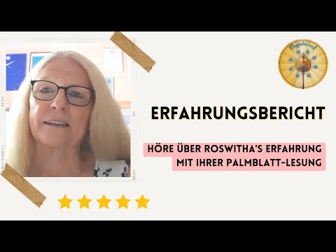 Kundenstimme — Erfahrungsbericht zur Palmblattlesung bei Mypalmleaf (Video)