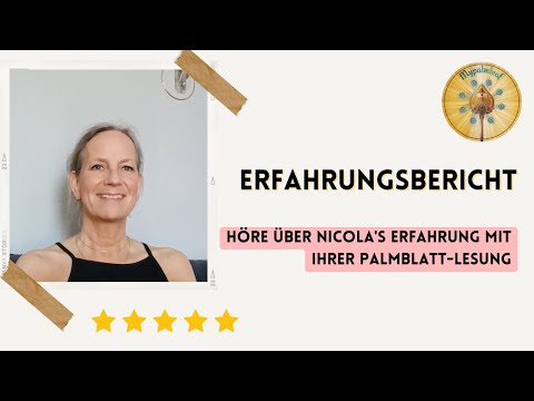 Kundenstimme — Erfahrungsbericht zur Palmblattlesung bei Mypalmleaf (Video)