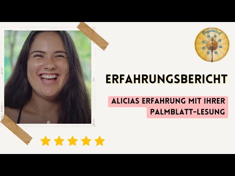 Kundenstimme — Erfahrungsbericht zur Palmblattlesung bei Mypalmleaf (Video)