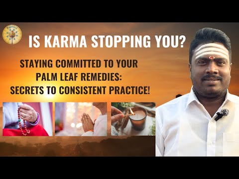 Video thumbnail: staying committed to your palm leaf remedies